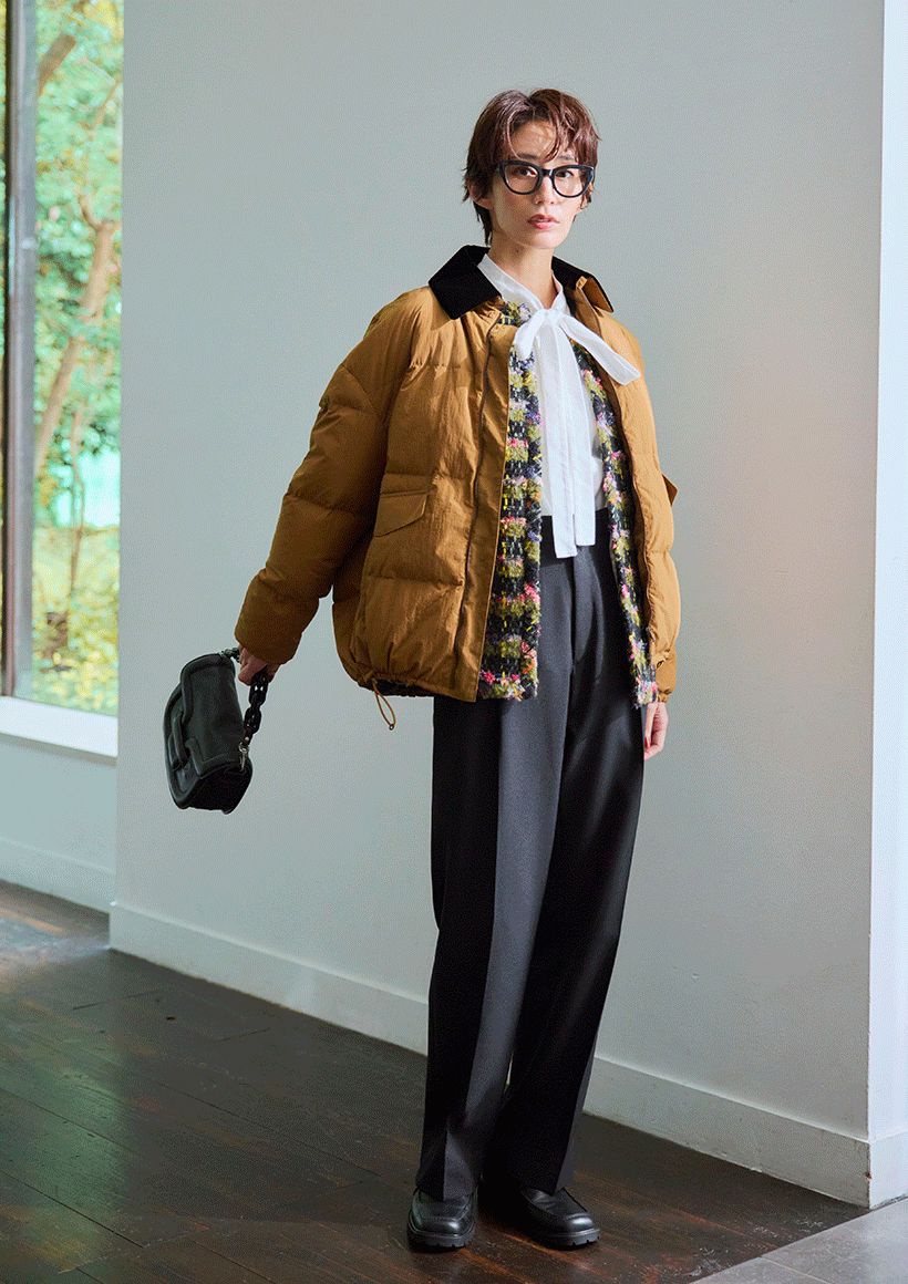 mtmodelist
ベロアカラーダウンジャケット