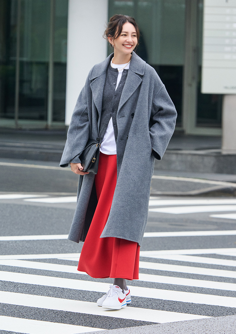 LE GLAZIK
REVER DOUBLE－BREASTED COAT
