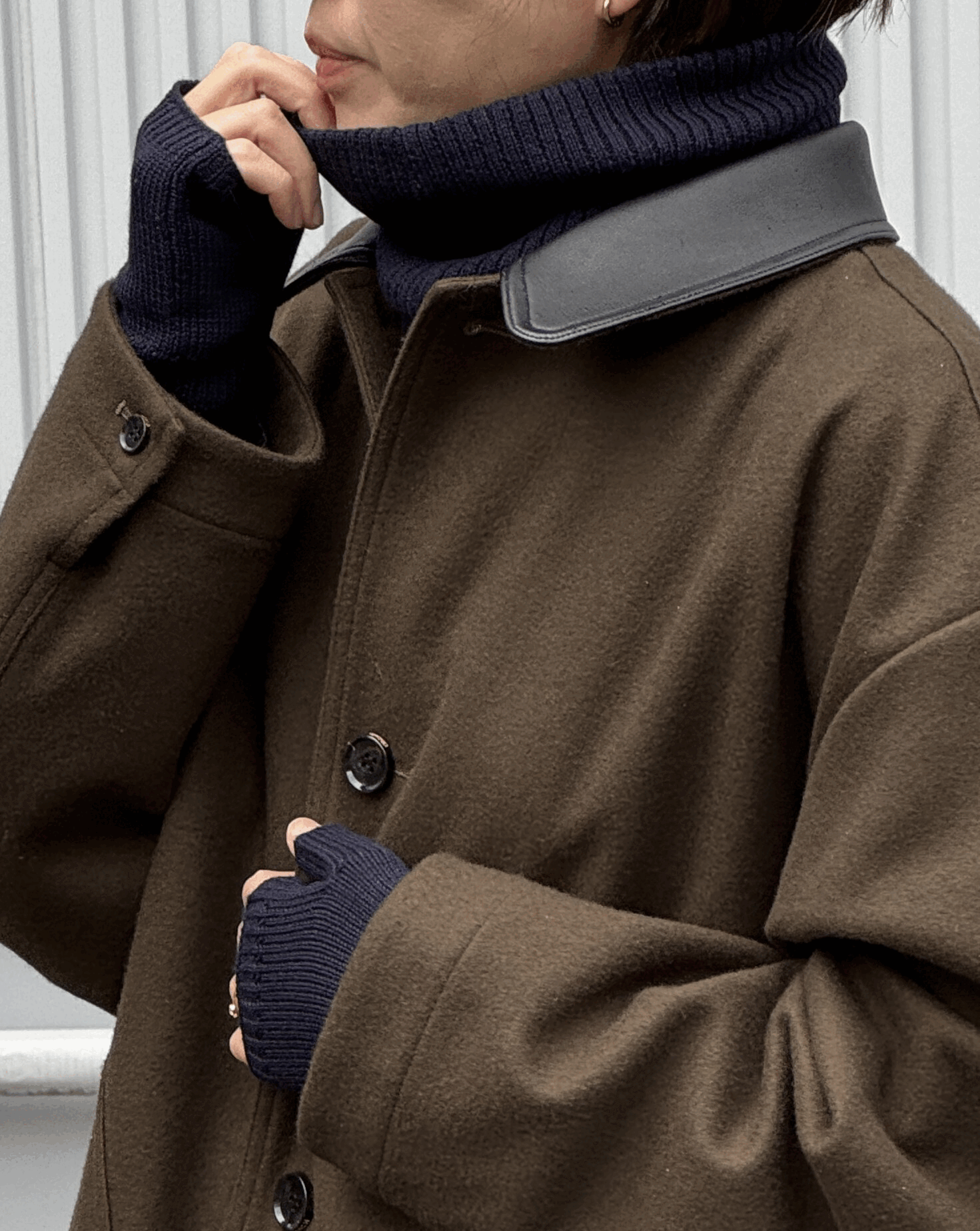 DRESS HERSELF
【洗える】ネックウォーマー／シルクカシミヤ
￥7,920