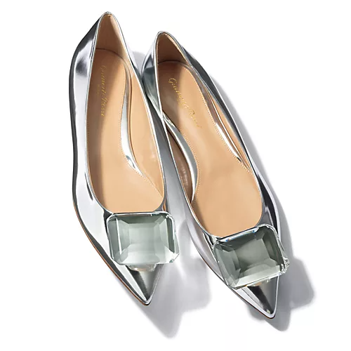 Gianvito Rossi
JAIPUR 05（フラットバレエシューズ）【シルバー】
￥181,500