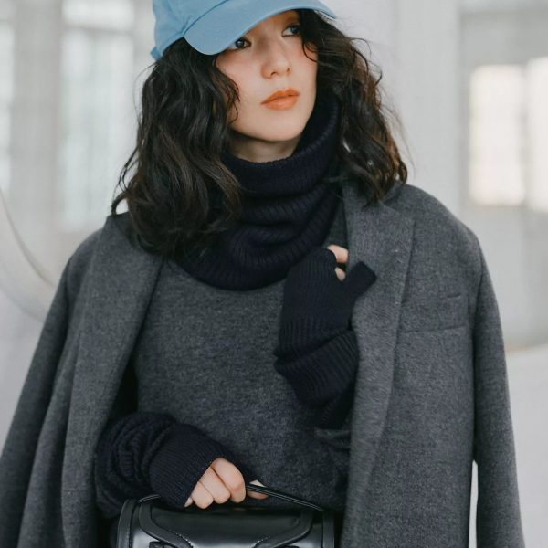 DRESS HERSELF
【洗える】ネックウォーマー／シルクカシミヤ
￥7,920