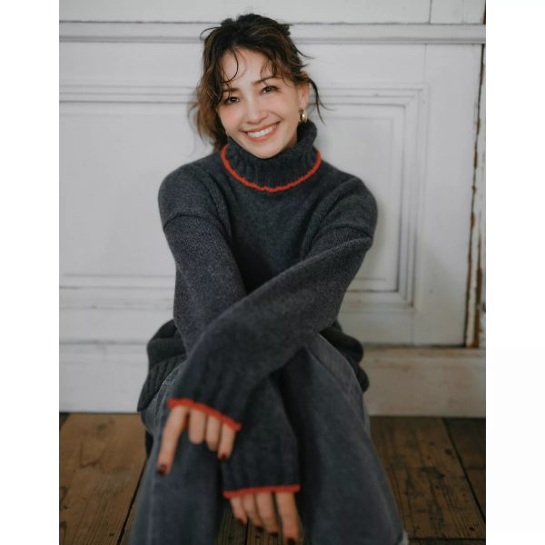 SLOANE
ジーロンラムズ　カシミヤ　ドロップショルダー
￥39,600