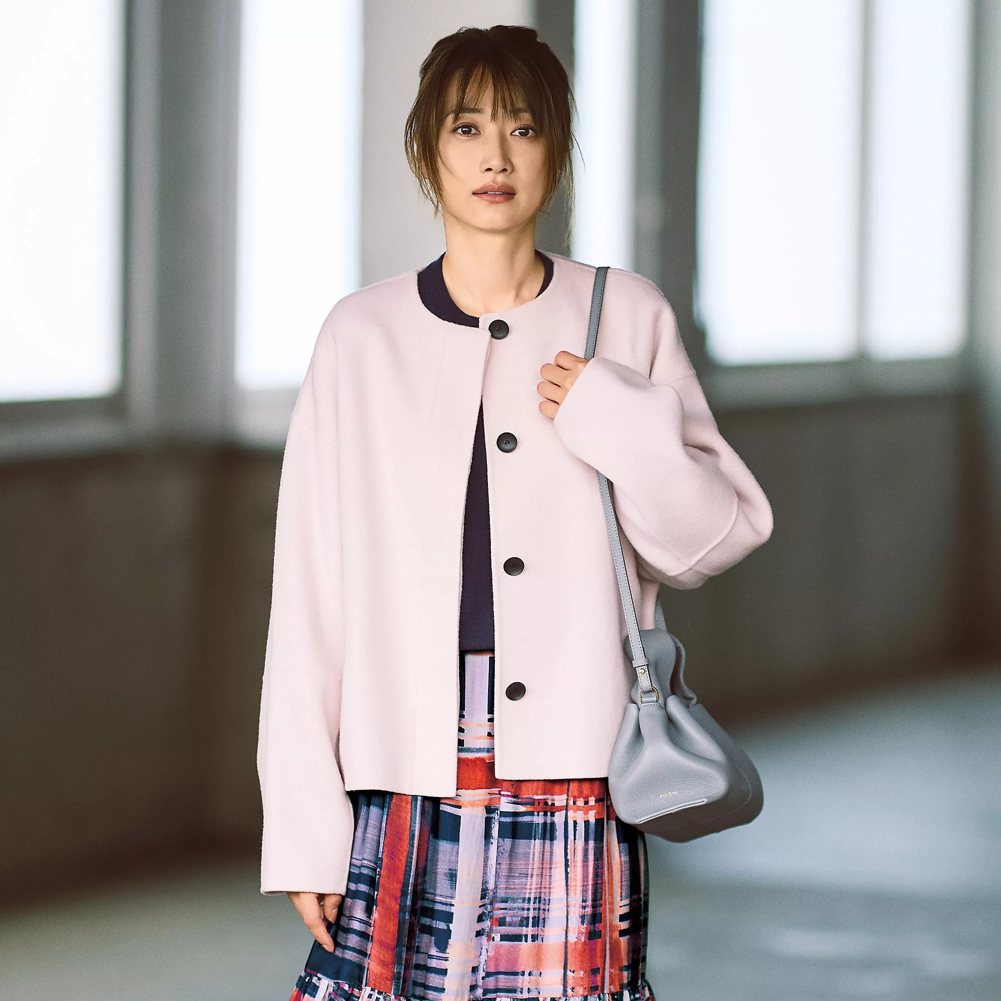 M7daysふわ軽リバーショートコート