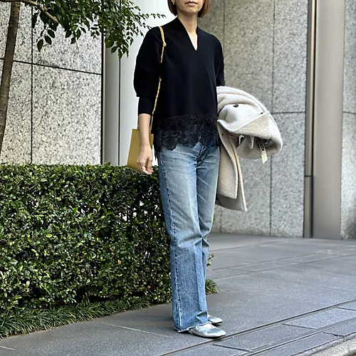 FABIO RUSCONI
Room no.8 for E by eclat 裾レースコクーンニット
￥26,400