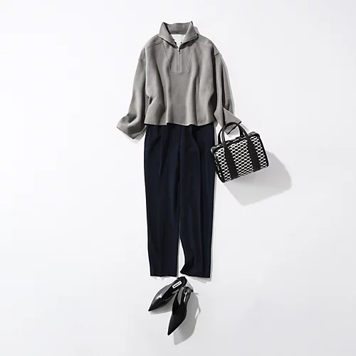 【50代 ファッション】気温18度に頼れる！「上質ニット」着回しコーデ10選