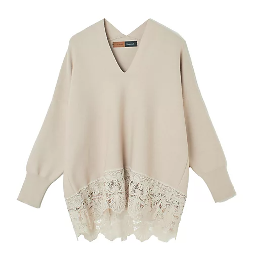 E by eclat
Room no.8 for E by eclat 裾レースコクーンニット
￥26,400