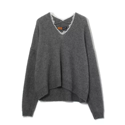 Room no.8 for E by eclat
ヘアリーレースVネックニット
￥26,400