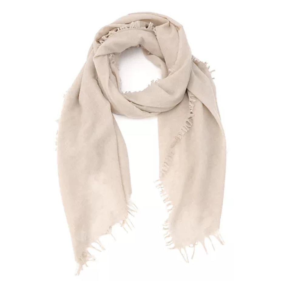 アソースメレ ファインラムエアリーソリッドウールストール