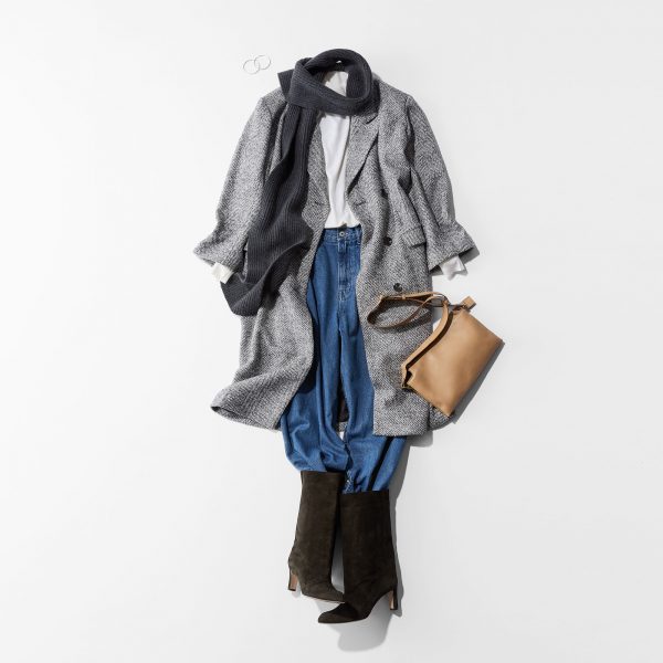 明日何着る？気温10度、寒さも楽しむ♡『冬の着映えアウターコーデ6選』【40代ファッション】