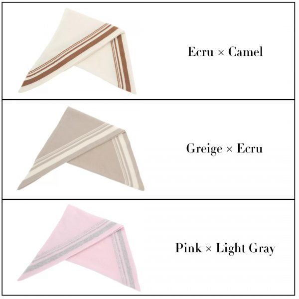 【エクラ 華組　倉爪佐和さん】eclat premium通販　カシミヤ三角ストールのセルフスタイリング企画に参加