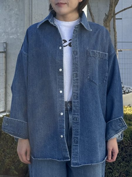 upperhights【樋口かほりさん別注】THE MOSS （OVER SHIRTS）￥33,000