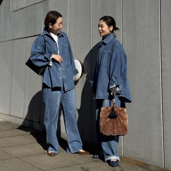 【upper hights×樋口かほりさん】人気スタイリストコラボ！「ラクしてシャレ見えするデニムセットアップ」完成しました♡