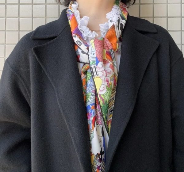 M7daysふわ軽リバーロングコート