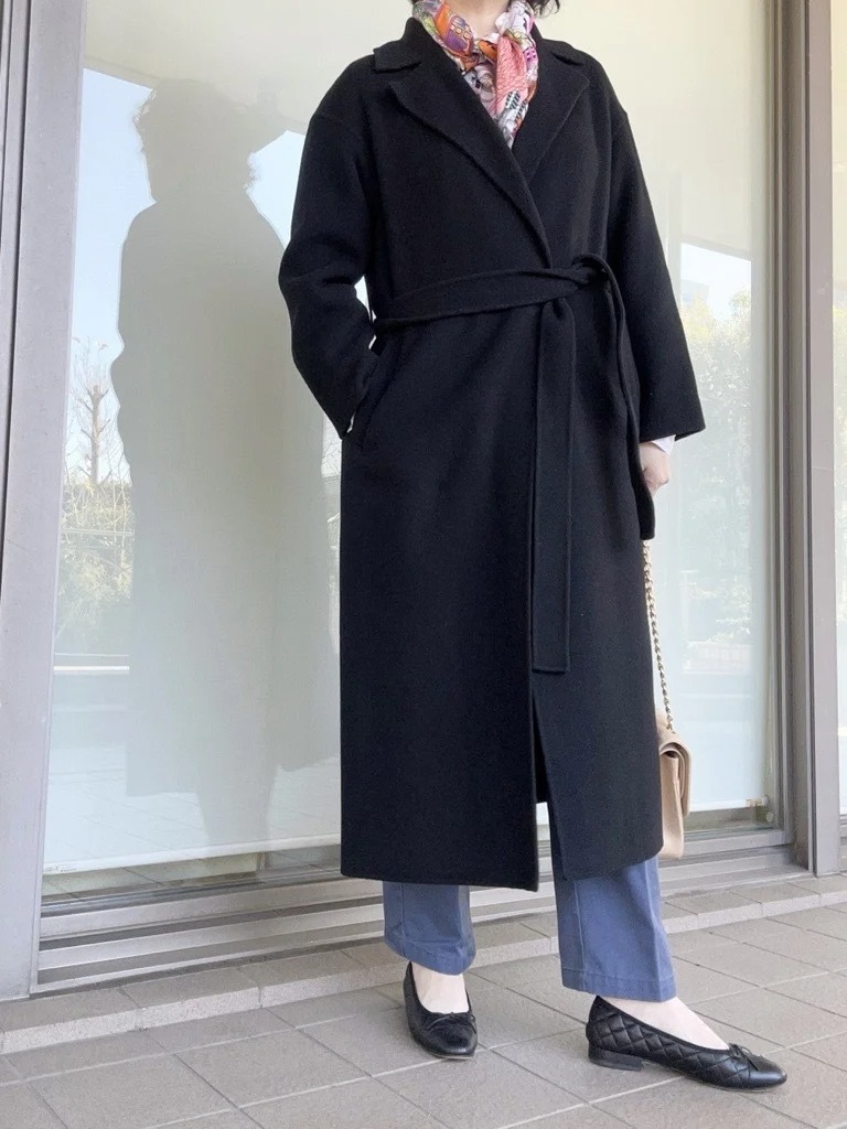 M7daysふわ軽リバーロングコート