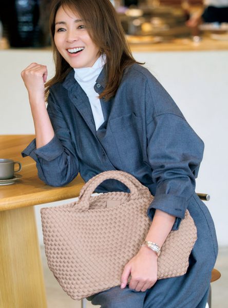 【50代 バッグ】NAGHEDIのメッシュトートバッグ éclat2026年2・3月合併号特集