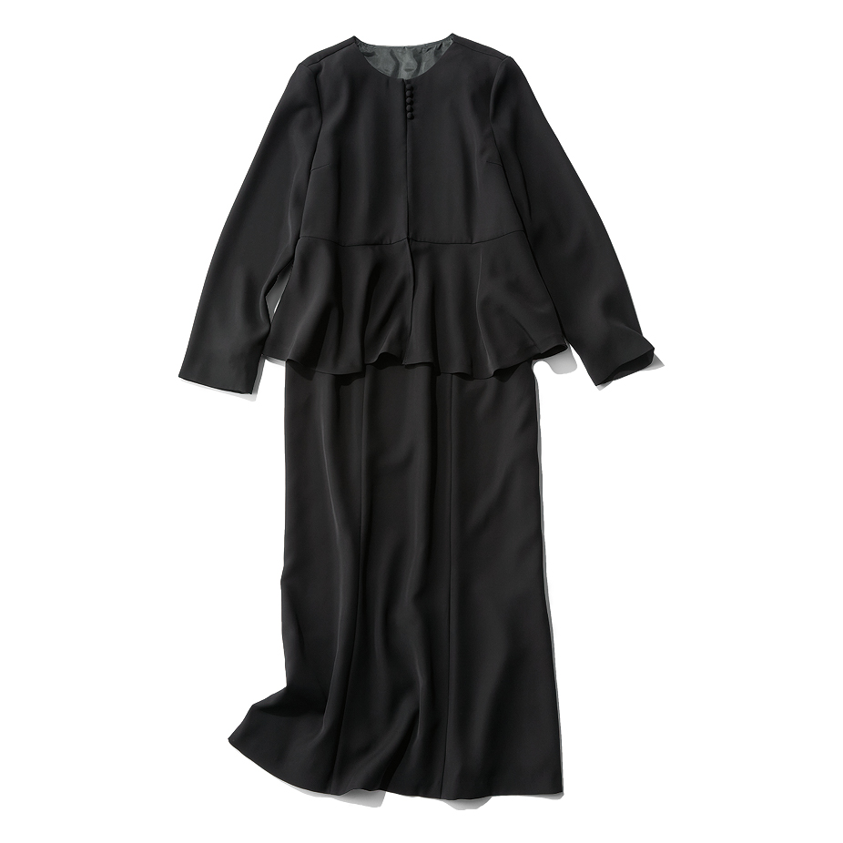 カエンのフレアジャケットセットワンピース