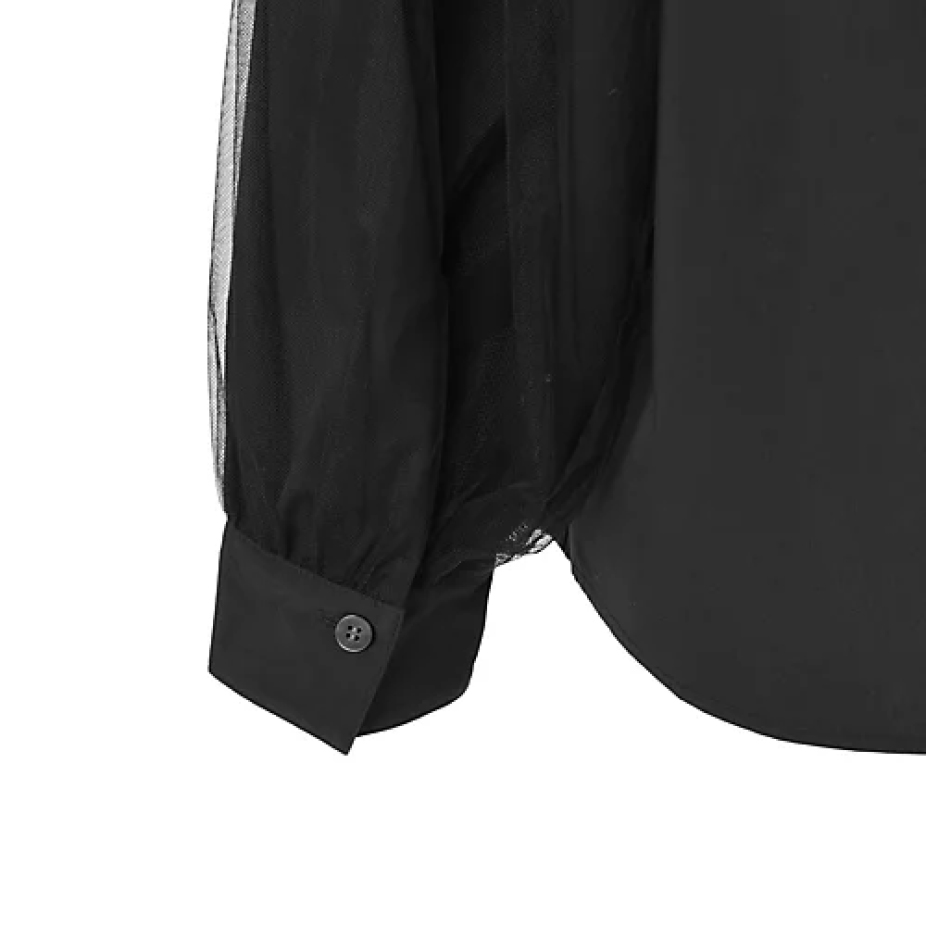 エムセブンデイズの袖チュールシャツサブカット2