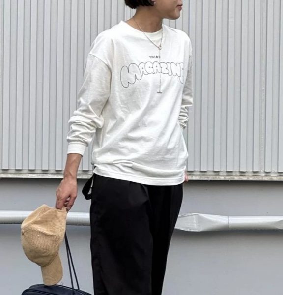 THIRD MAGAZINE【HPS別注】バブルロゴ ロンTEE￥16,500