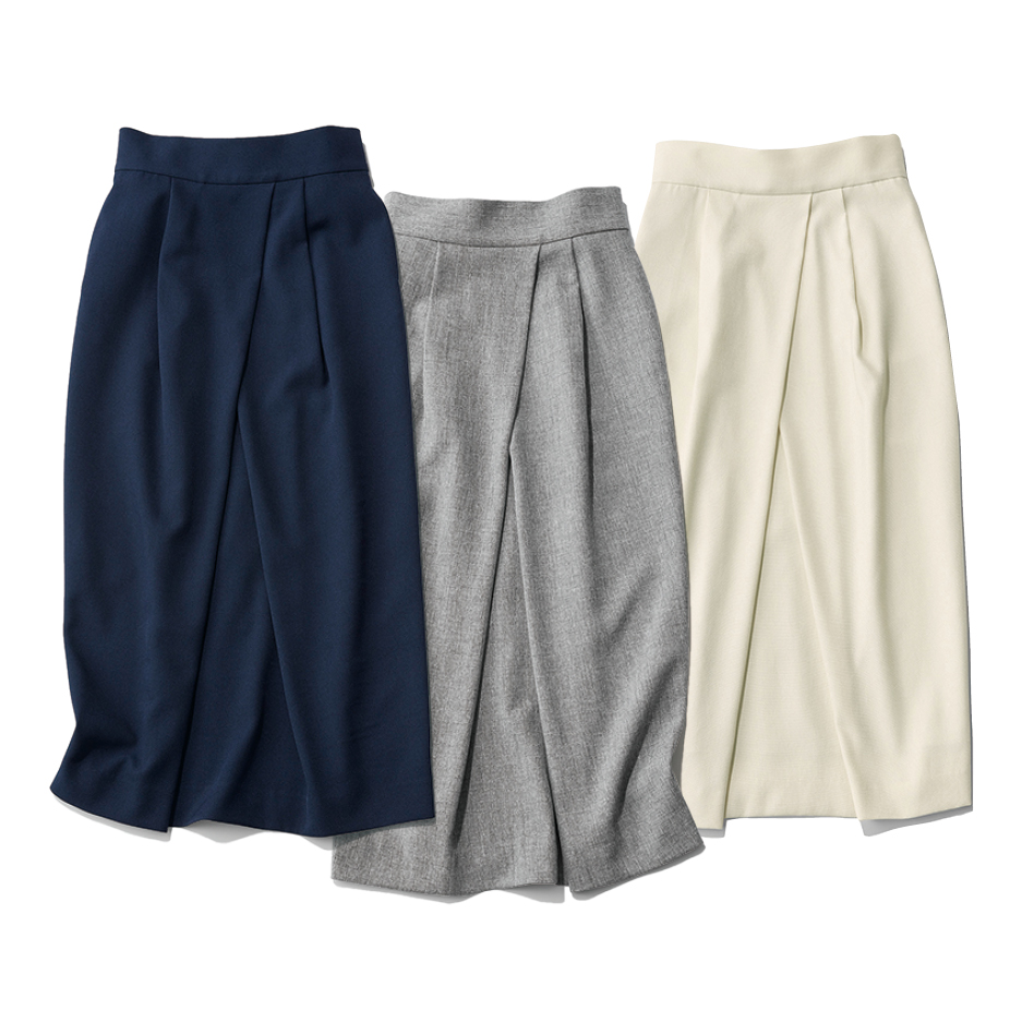 エムセブンデイズのツイード風コクーンスカート