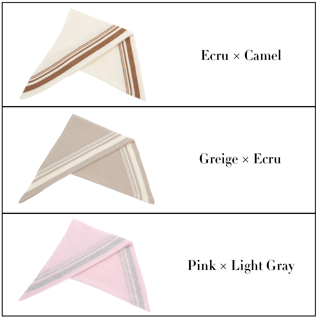 ストールの巻き方6選｜冬コーデを格上げするカシミヤ三角ストール【E by eclat・50代ファッション】