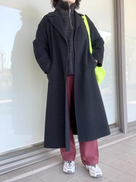 M7daysふわ軽リバーロングコート