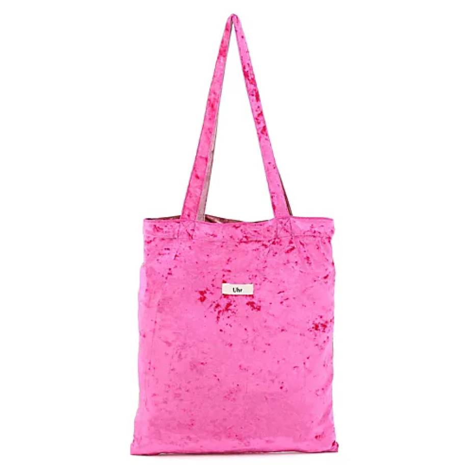 ウーア Bicolor Velour Tote