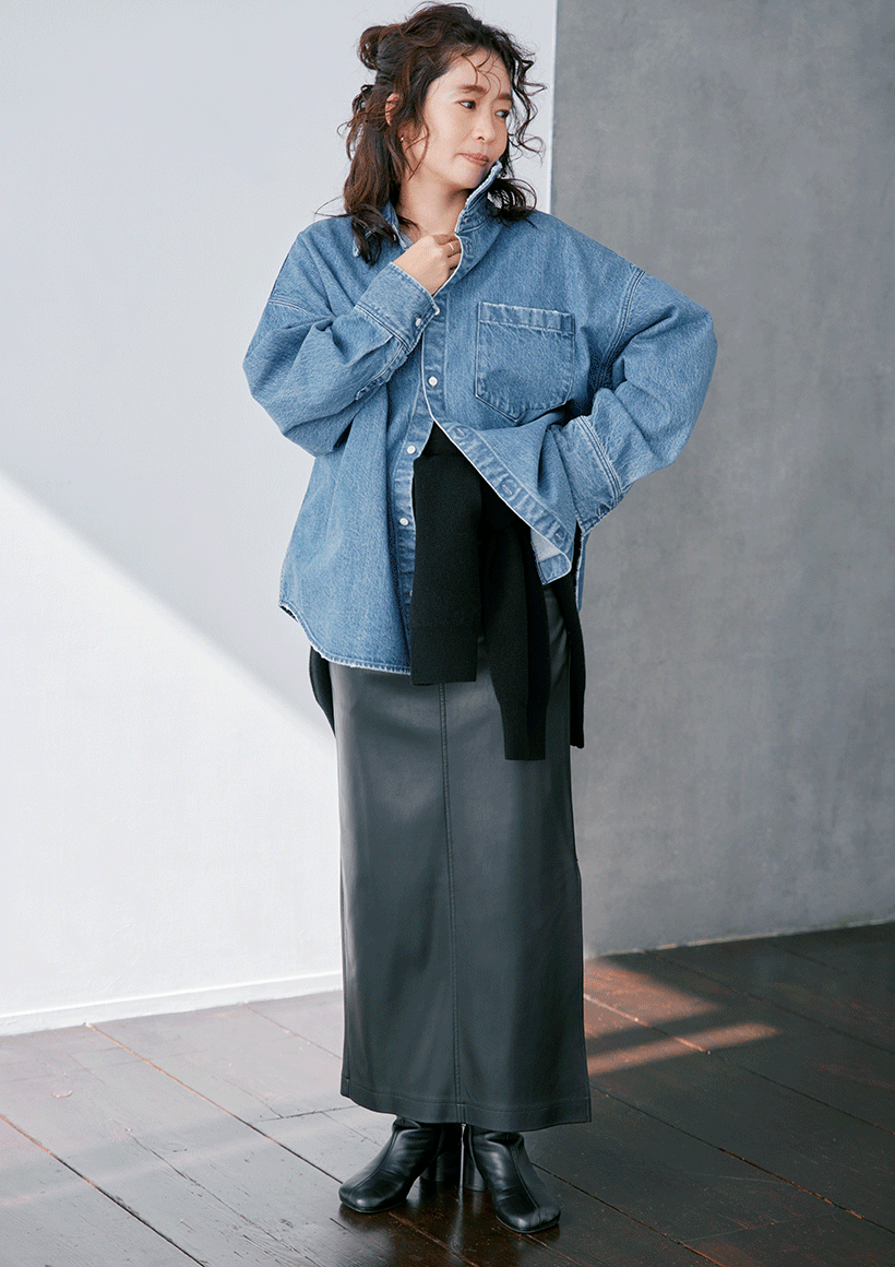 upper hights【樋口かほりさん別注】THE MOSS （OVER SHIRTS）