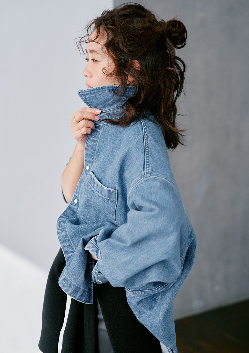 upper hights【樋口かほりさん別注】THE MOSS （OVER SHIRTS）