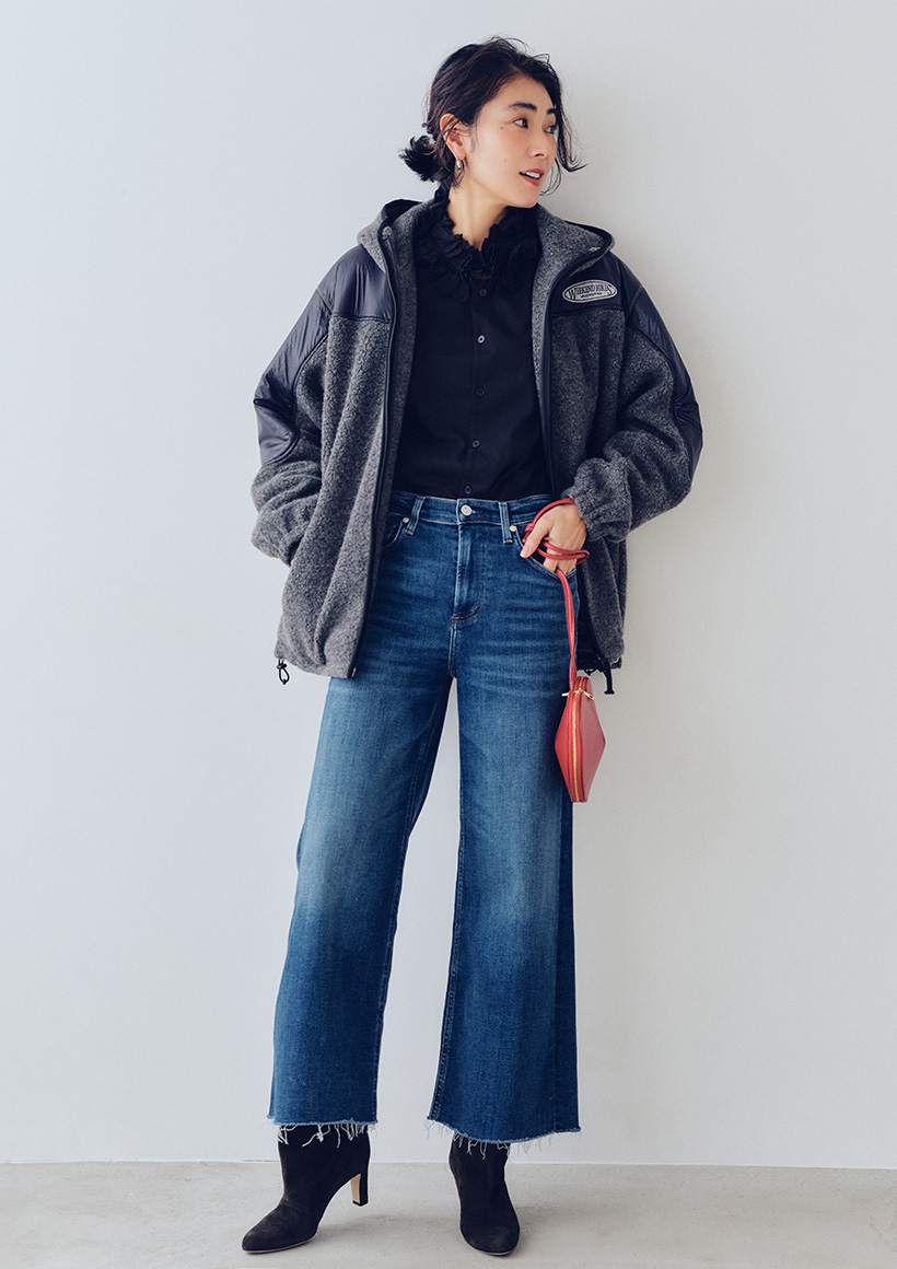 CITIZENS of HUMANITYLYRA WIDE LEG CROP IN AMBRY