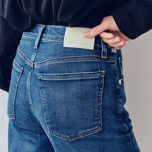 CITIZENS of HUMANITYLYRA WIDE LEG CROP IN MEDALLION