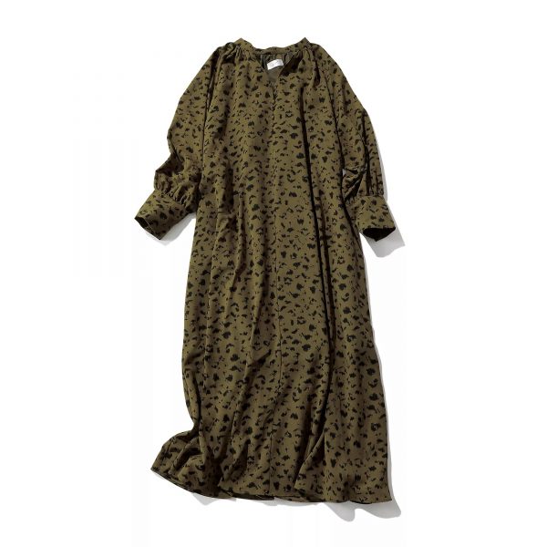 marjour【HPS別注】LEOPARD　SKIPPER DRESS￥14,300