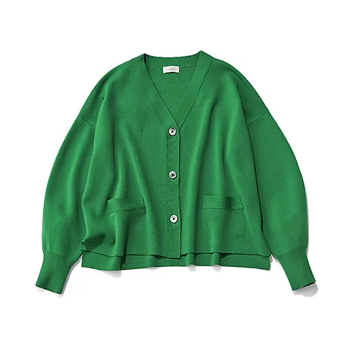 IENA【LEE別注】スーパーファインスムースショートカーディガン¥20,900