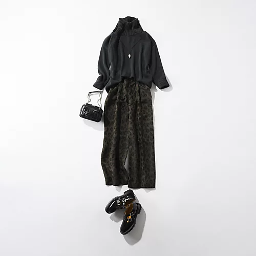 E by eclatボトルネックニット¥17,600
