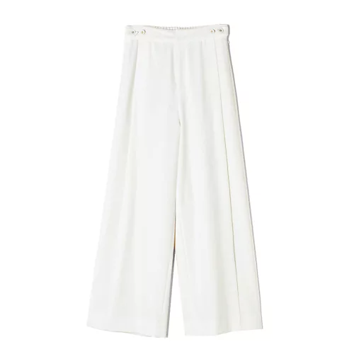 E by eclat優美なセミワイドパンツ