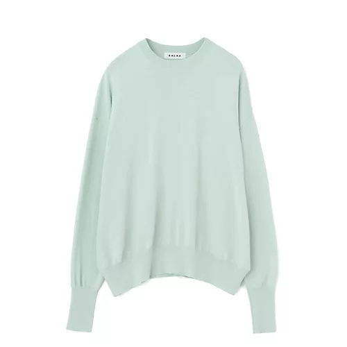 SACRAカラーウールニット￥29,700
