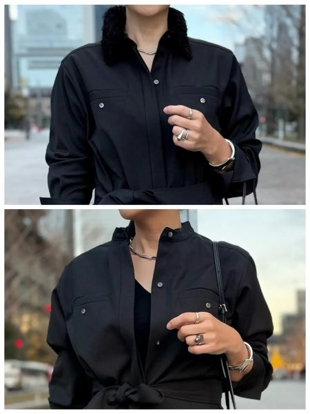 【エクラ 華組 松ヶ崎由紀子さん】綺麗めにもカジュアルにも着こなせる♪50代におすすめE by eclatワンピースコーディネート