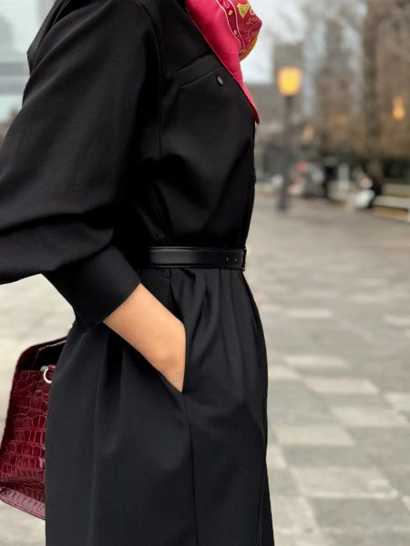 【エクラ 華組 松ヶ崎由紀子さん】綺麗めにもカジュアルにも着こなせる♪50代におすすめE by eclatワンピースコーディネート