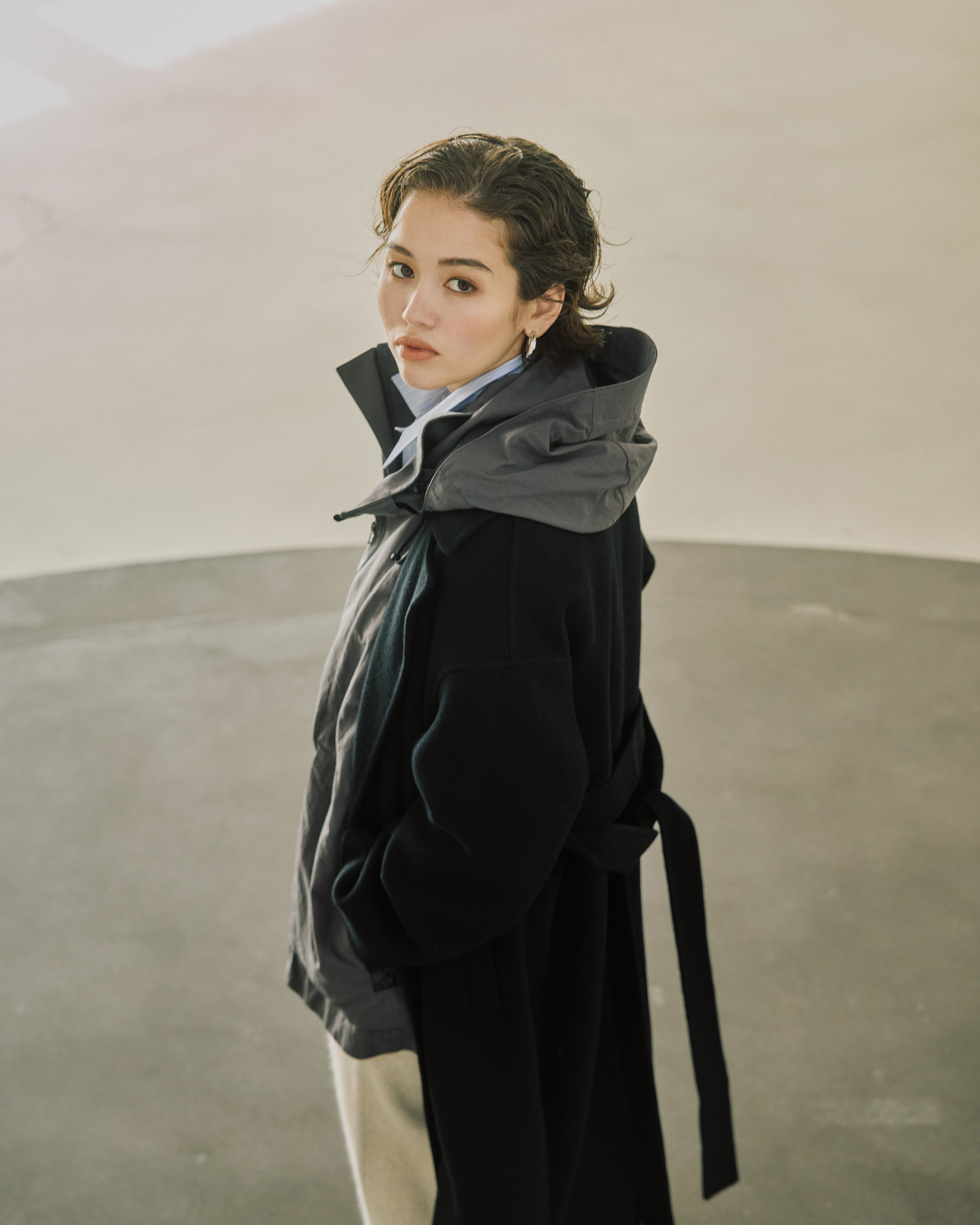 【upper hights】きれいめアーミーコートのショート丈、できました!| GOOD THINGS Vol.97