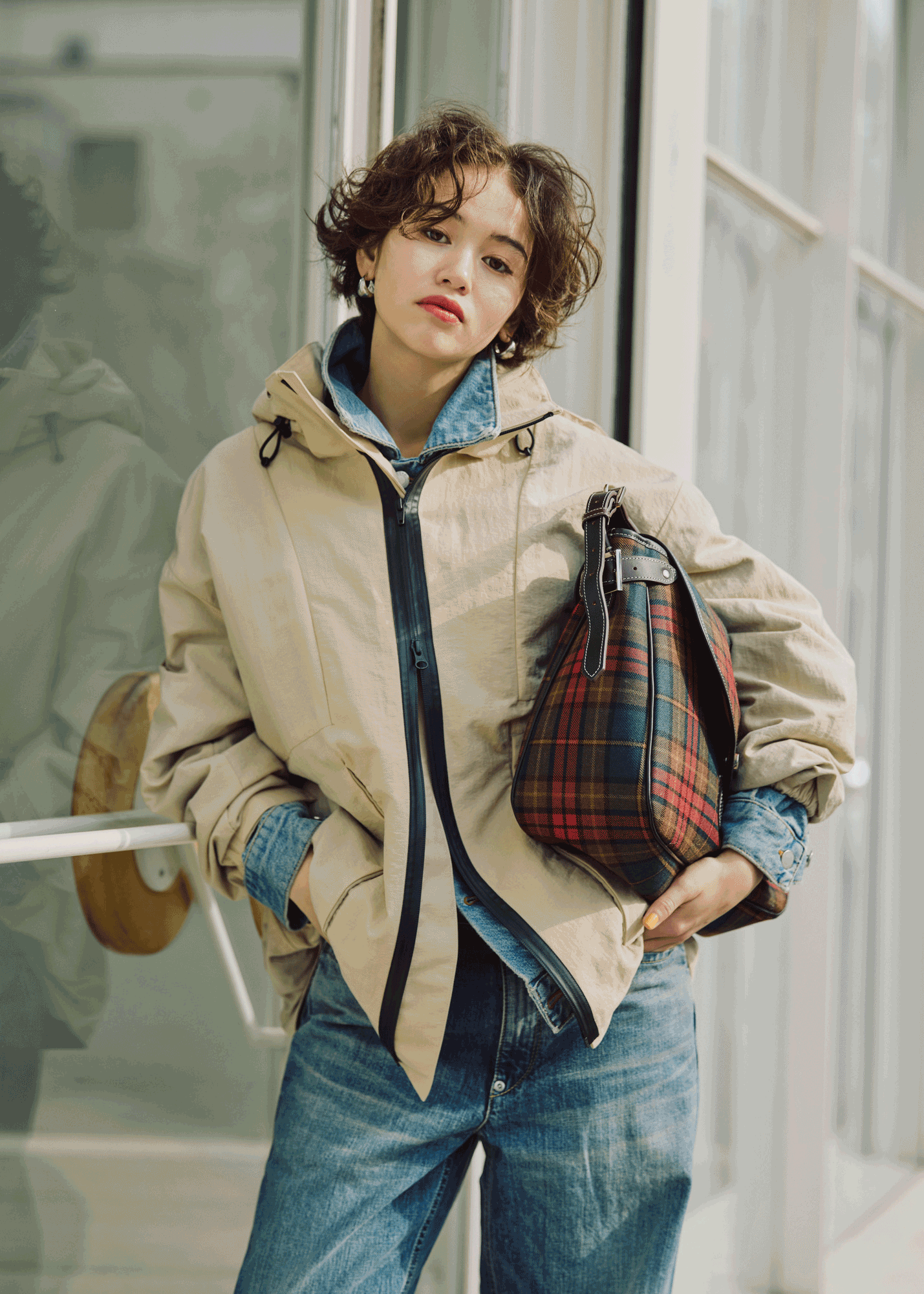 【upper hights】きれいめアーミーコートのショート丈、できました!| GOOD THINGS Vol.97