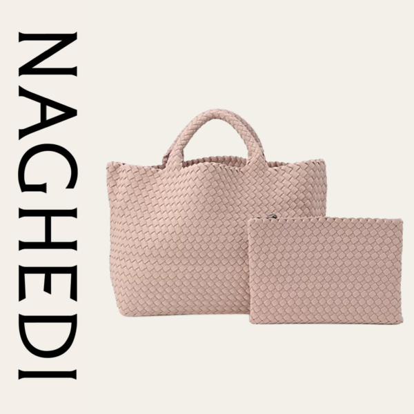 50代のファンが急上昇！春気分を先取り、桜色のBAG「NAGHEDIのシグネチャートート」