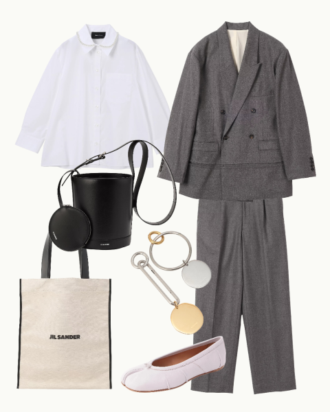 上質なウールのセットアップはさまざまなシーンに活躍