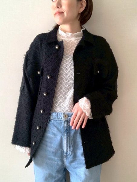 marjour【HPS別注】VINTAGE LIKE LACE TURTLE¥6,820