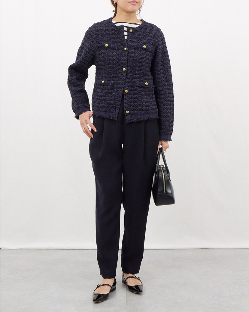 春に向けて準備したい「最旬ネイビー」アイテム＆コーデ【40代ファッション】