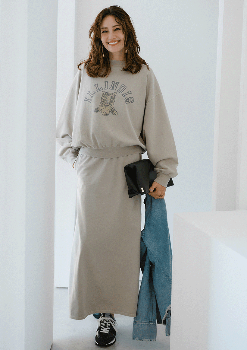 春カジュアル3種の神器スニーカー&スウェット&メリージェーン靴