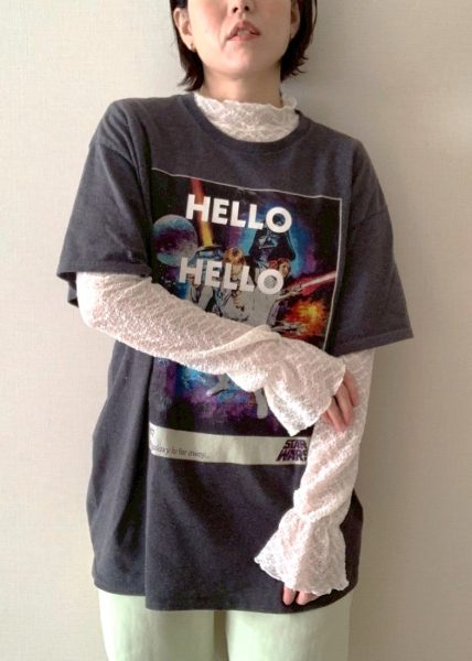 marjour【HPS別注】VINTAGE LIKE LACE TURTLE¥6,820