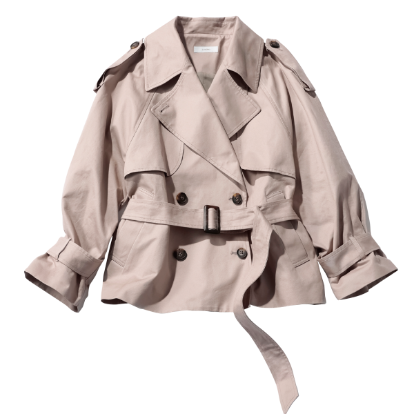 人気モデル・神山まりあさんがイチから考えたショートトレンチ・ラップパンツ・アシンメトリーTシャツ出来上がり！