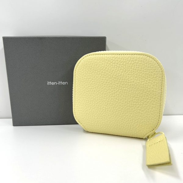 itten-itten×eclatラウンドミニウォレット￥15,400（別注）カナリーイエローsize.縦11.5×横12×マチ2c