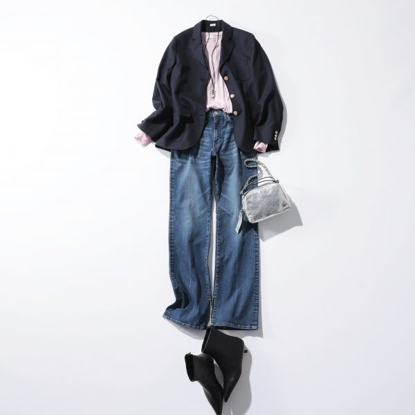 【50代 パンツコーデ】 あなたは美脚派？ラクチン派？大人の旬デニム3選