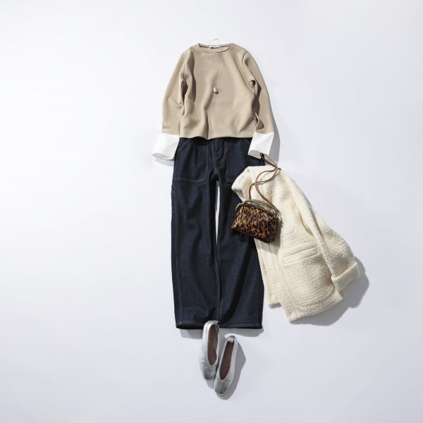 【50代 パンツコーデ】 あなたは美脚派？ラクチン派？大人の旬デニム3選