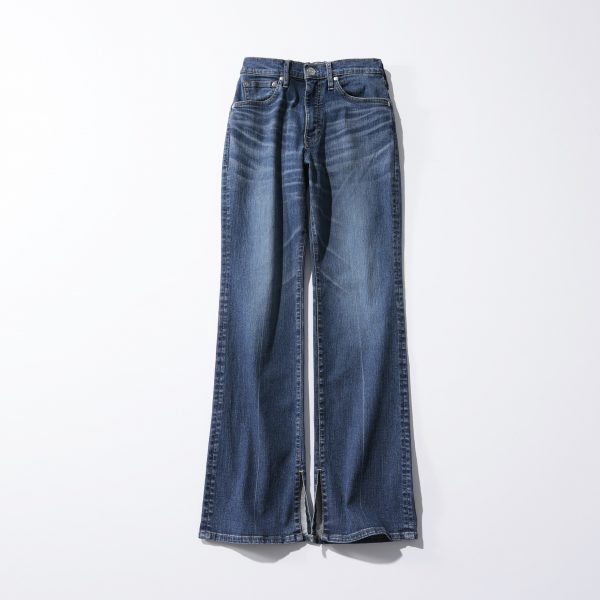 SURT×eclat【別注】ハイライズスリットフレアデニムパンツ￥31,900